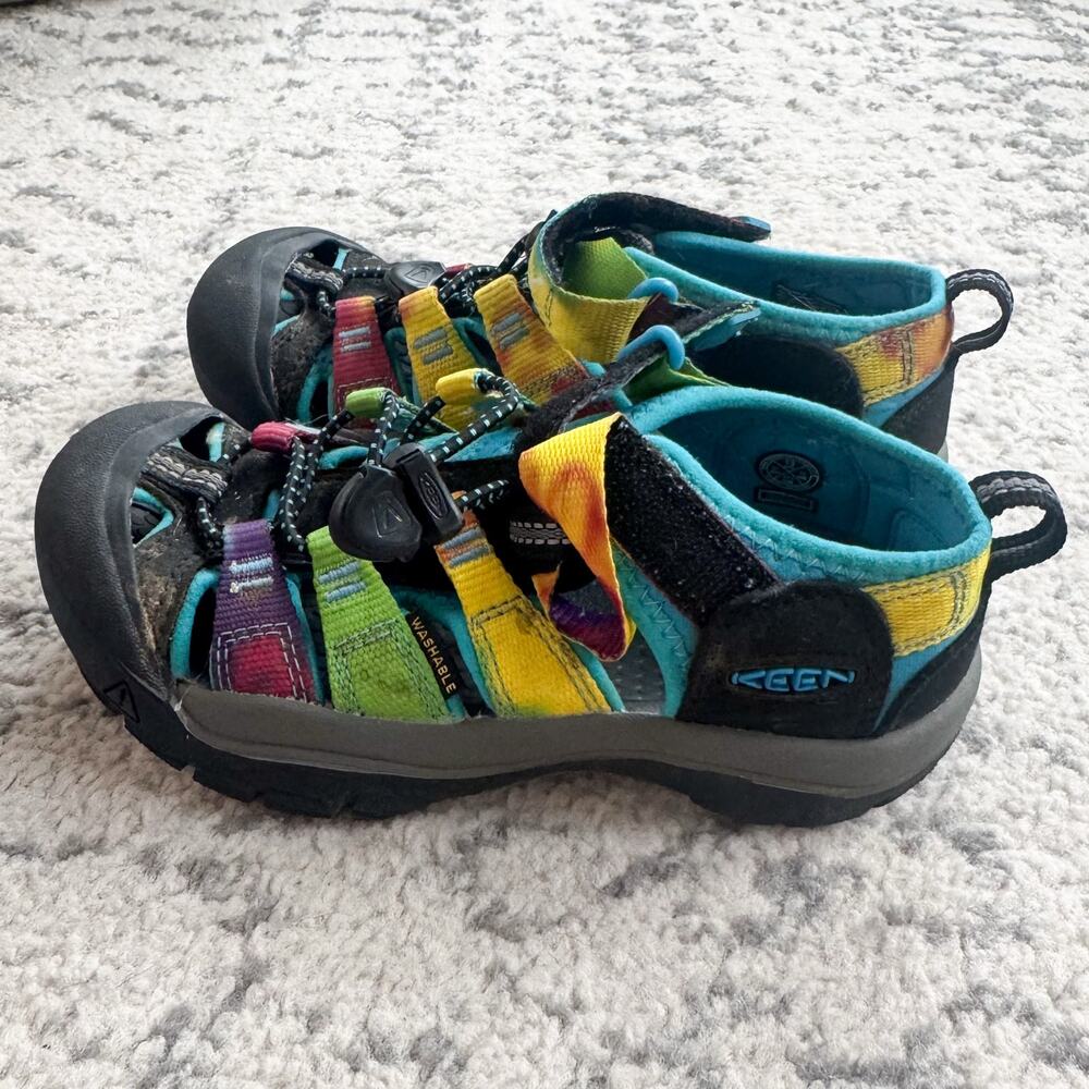 Keen Newport H2 Sandals Rainbow Tie Dye Hiking Water Shoes Size 13C